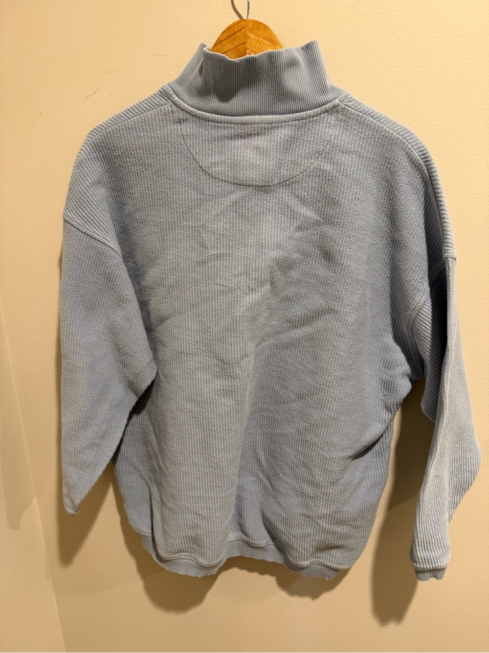 Aerie Half-Zip Pullover Sweater - Light Blue - Picture 3 of 7